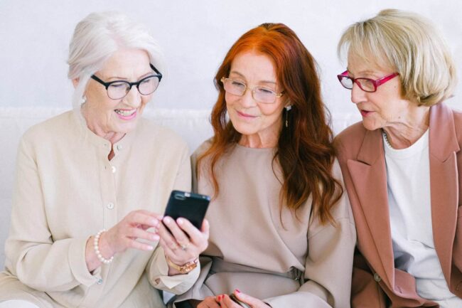 3 mature women