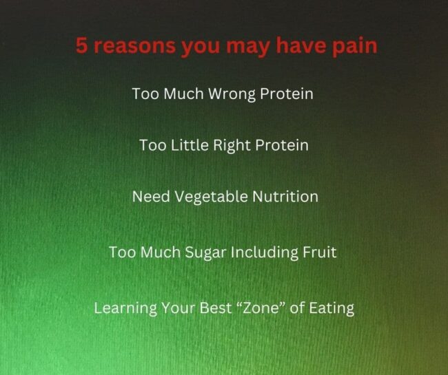 5 Reasons you have pain new