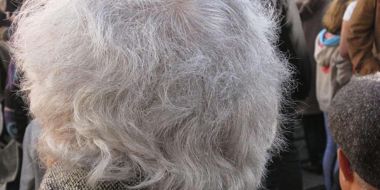 Thinning aging hair