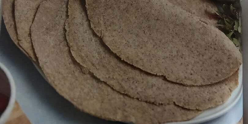 Almond tortalla flat bread